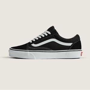 Vans Classic Black and White Old Skool Shoe Skate Sneakers Unisex Boys or Girl 6